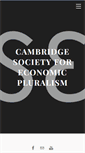 Mobile Screenshot of cambridgepluralism.org
